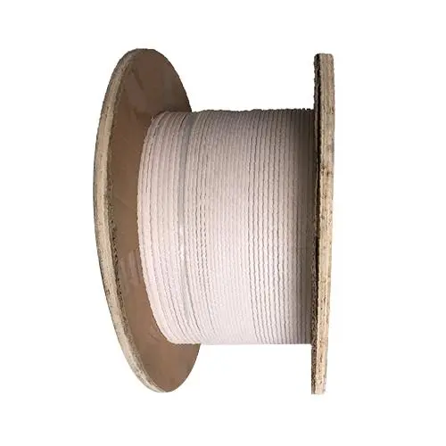 Paper wrapped copper flat wire