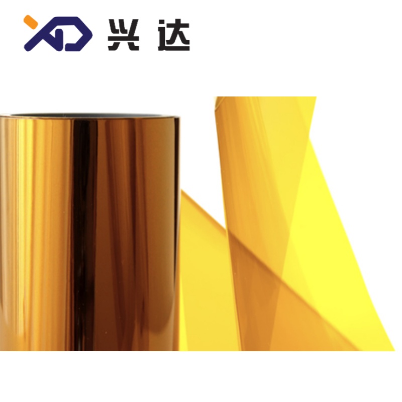 Brown polymide film for electr